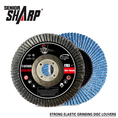 Good Performance and Durable Blue Abrasive Flap Disc Good Quality Flap Disc 100mm Handful Flap Disc Abrasive