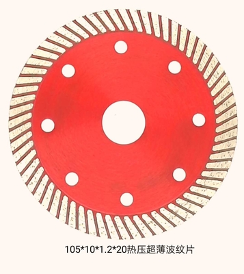 Hot Press Super Thin Fine Teeth Turbo Diamond Saw Blade for Granite Marble Tile Cutting