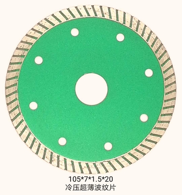 125mm Effective Cutting Blade Turbo Rim Diamond Saw Blade For Ceramic Tiles
