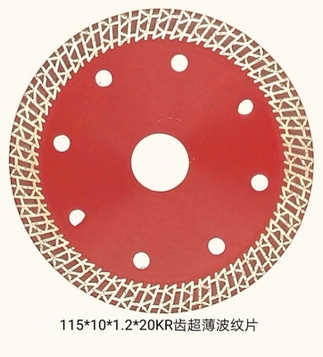 Sharp Diamant Disk Mesh Thin Turbo Cutting Diamond Saw Blade For Porcelain Tile Cutting Disc