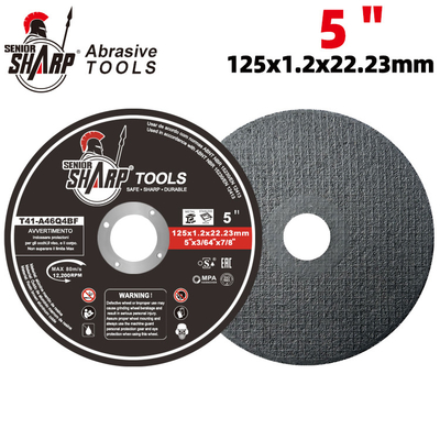5inch 125x1.2x22.23mm High Performance Resin metal cutting disc from china factory