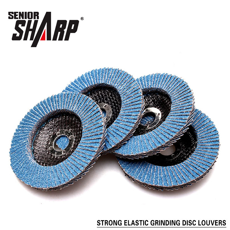 Good Performance and Durable Blue Abrasive Flap Disc Good Quality Flap Disc 100mm Handful Flap Disc Abrasive