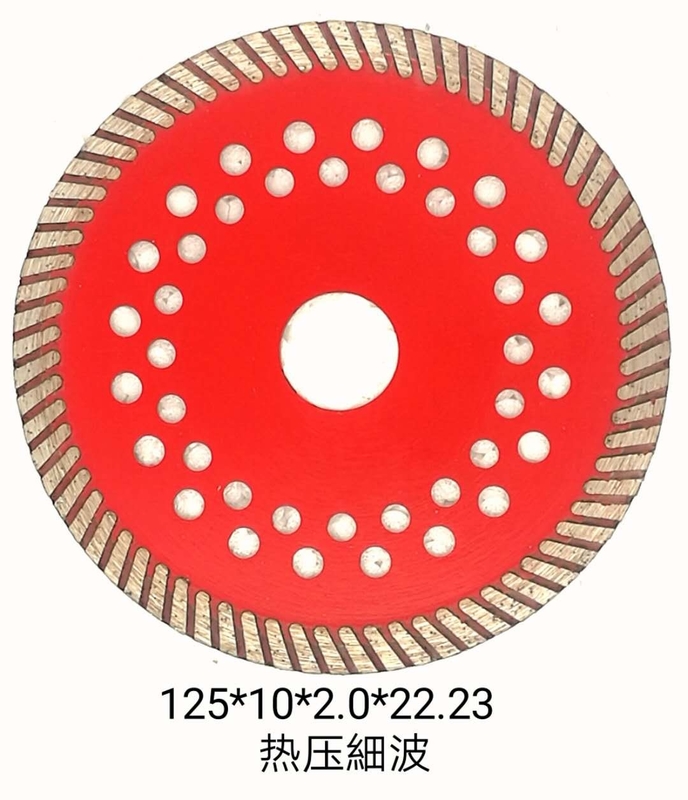 Hot Press Super Thin Fine Teeth Turbo Diamond Saw Blade for Granite Marble Tile Cutting