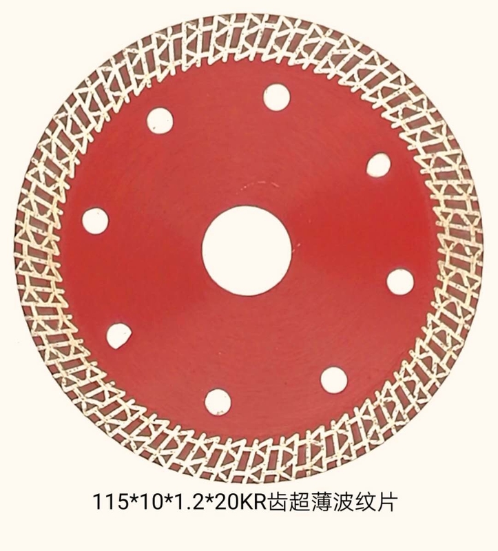 Sharp Diamant Disk Mesh Thin Turbo Cutting Diamond Saw Blade For Porcelain Tile Cutting Disc