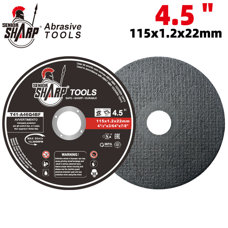 Aggressive 4 in stainless steel grinding disc 4.5inch dry grinding disc 4 inch for iron resin dry grinding discs